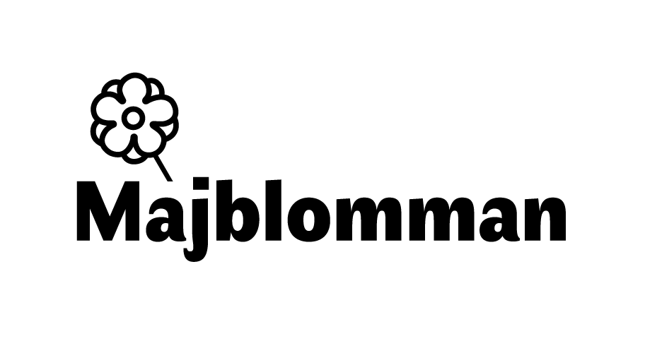 Logotyp för Majblomman