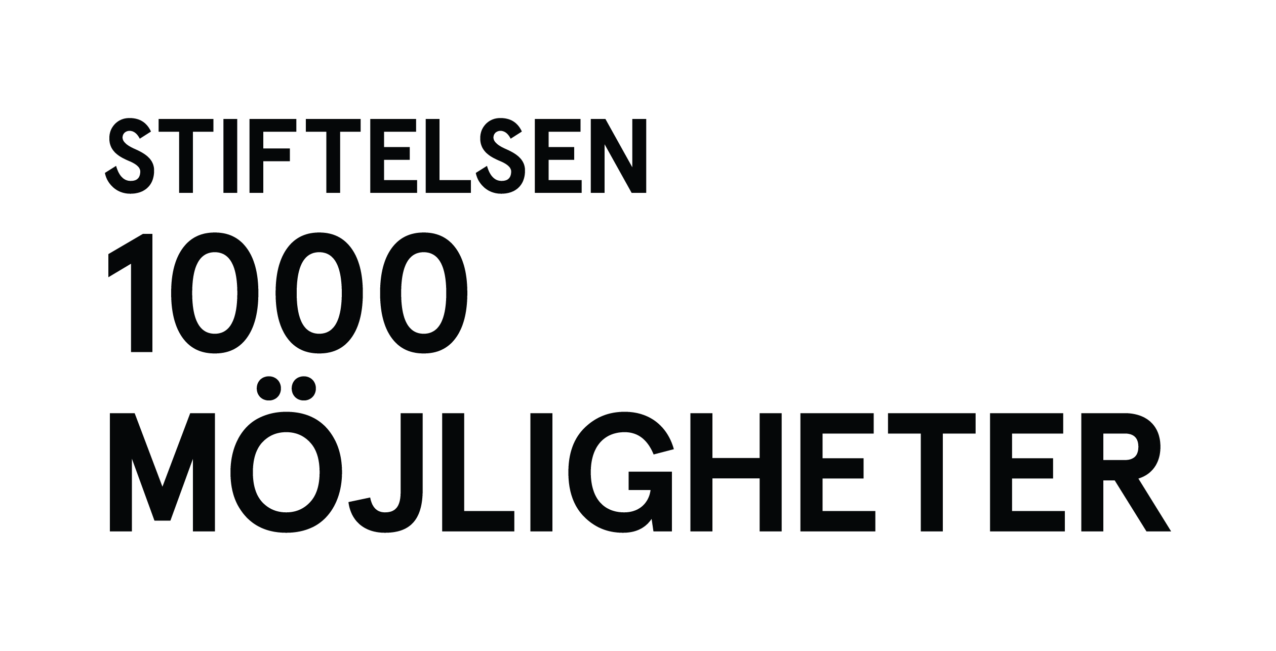 Logotyp för Stiftelsen 1000 Möjligheter