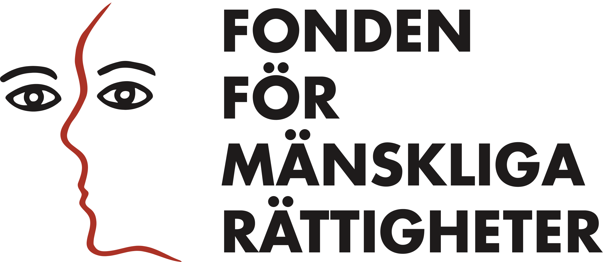 Logotyp för Fonden för mänskliga rättigheter