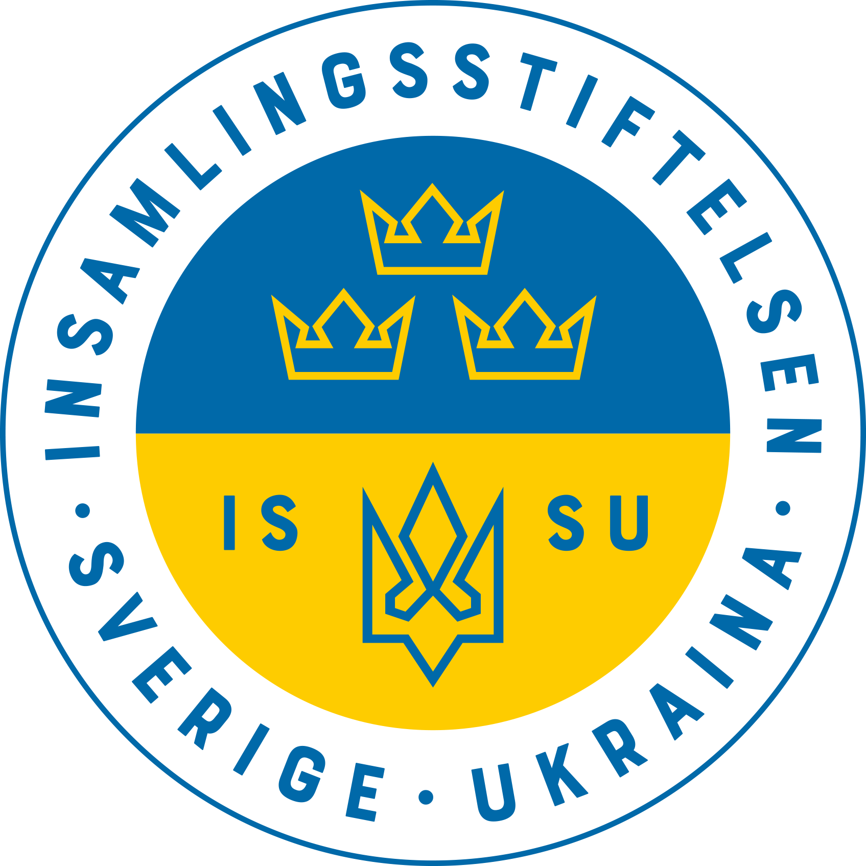 Logotyp för Insamlingsstiftelsen Sverige–Ukraina